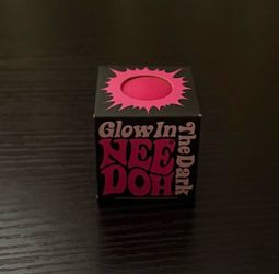 Glow in the Dark Nee Doh - Pink
