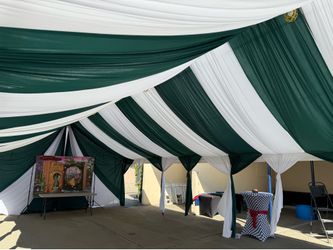 Tent draping