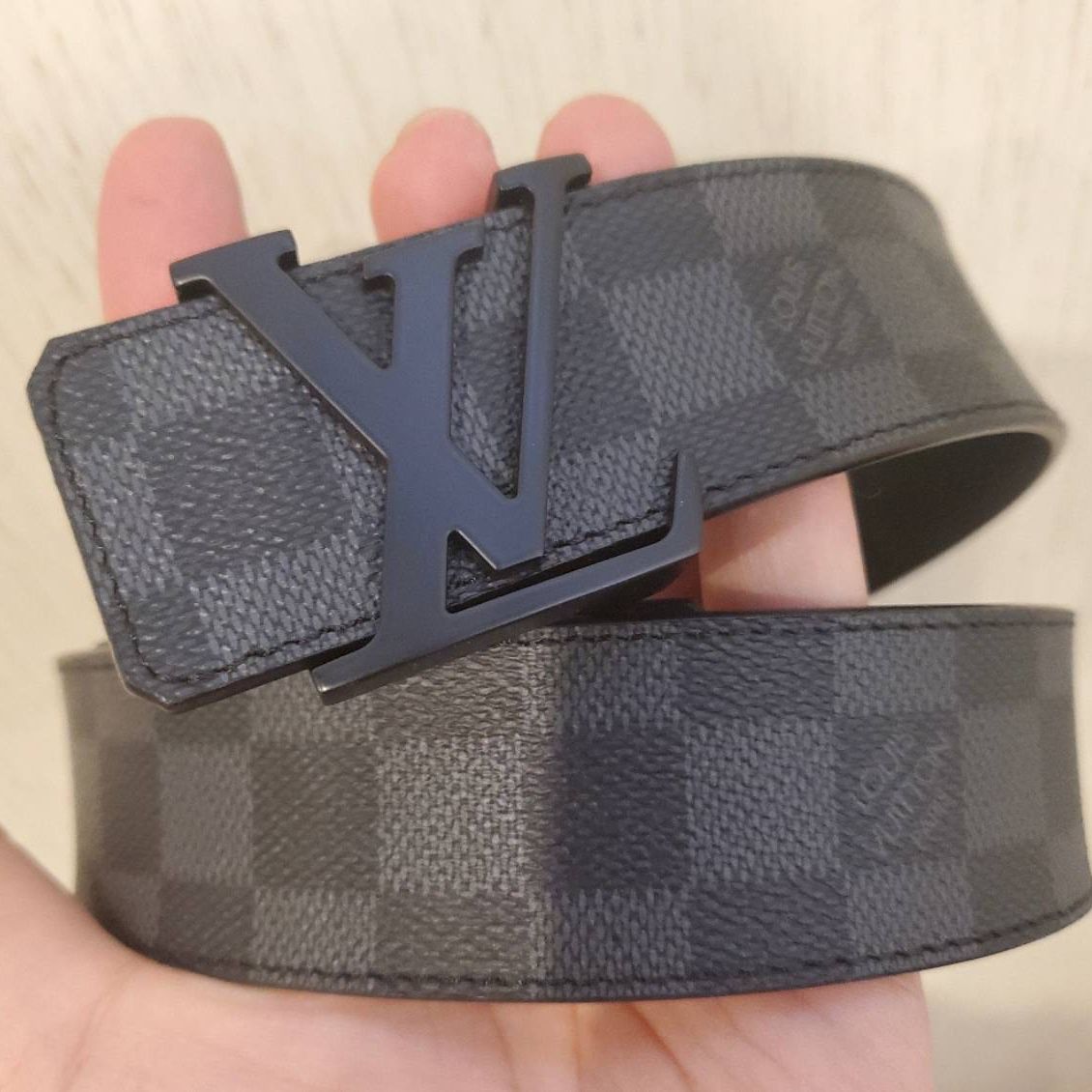 Louis Vuitton All Black Belt