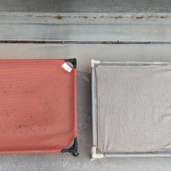 Two outdoor dog beds 