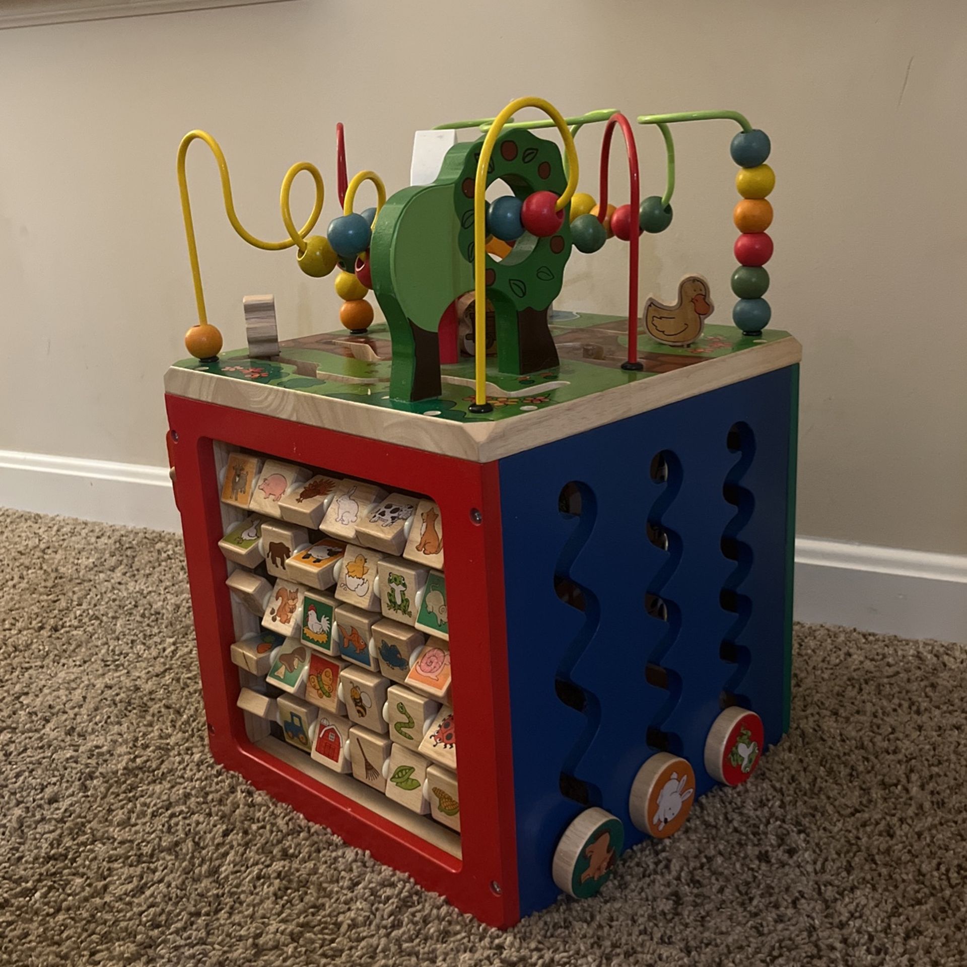 B. Toys Wooden Activity Cube