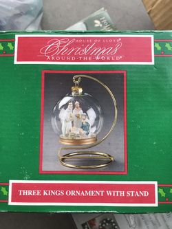 Three Kings ornament with stand