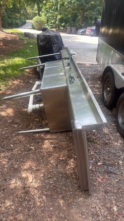 Three compartment sink