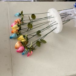 Hand Made Glass Roses From Hawaii