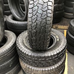 Set Of Hankook AT M P265/75/16 Used