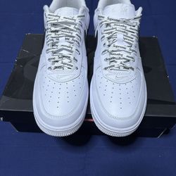 Supreme x Air Force 1 Low Box Logo White Black 2025 Size 10
