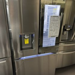 New Open Box Lg Mirrored Insta View French Style Refrigerator 