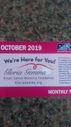 October monthly buss pass