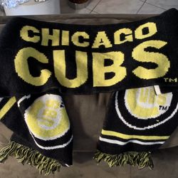 Warm & Comfy Fringed Chicago Cubs Scarf