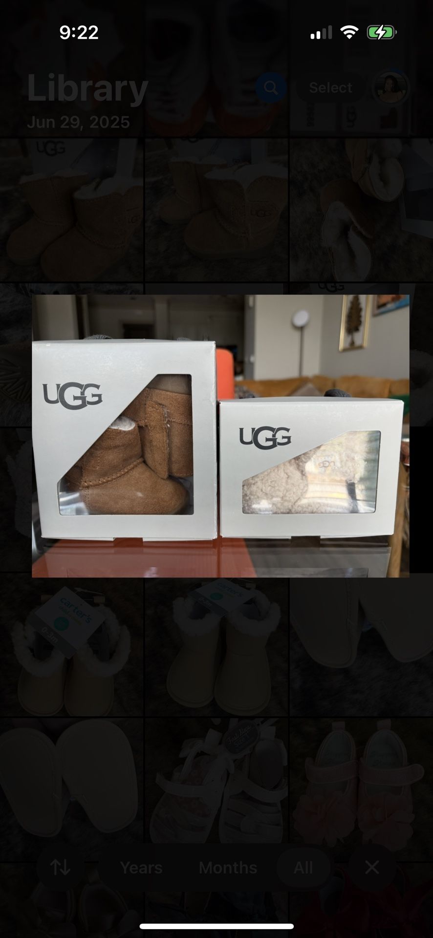 Two Pairs of Infant UGG Boots New w/box