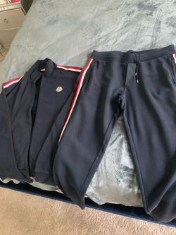 Moncler Navy Tracksuit Set (MEDIUM)