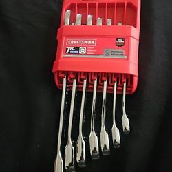CRAFTSMAN 7pcs METRIC REVERIBLE RATCHET WRENCH