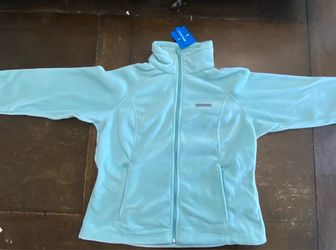 Columbia Benton Springs Fleece Jacket Aqua Haze Petite XL