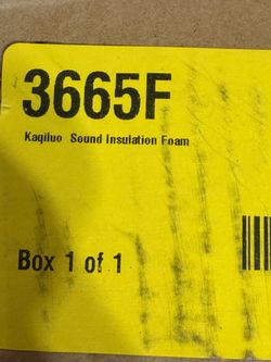 NEVER OPENED Kaqiluo Sound Insulation Foam - 3.5 Ft Unopened Box (3665F)