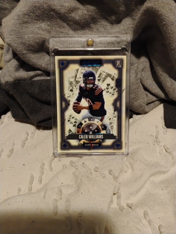 CALEB WILLIAMS ROOKIE 5 CARD DRAW TRADING CARD 2 OUT OF 3