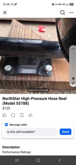 NorthStar High-Pressure Hose Reel Model 55788