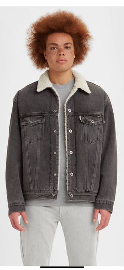 Levi's Silvertab vintage sherpa Trucker Jacket. Large size