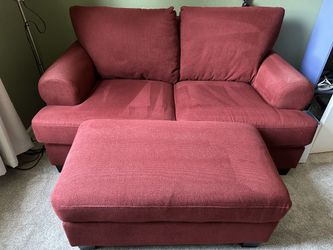 Love Seat and ottoman (foot rest)