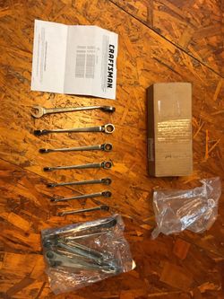 Craftsman Ratcheting Wrench Set