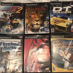 18 Used Ps2 Games In Cases 