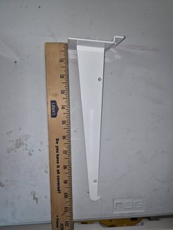 Slatwall shelf bracket white