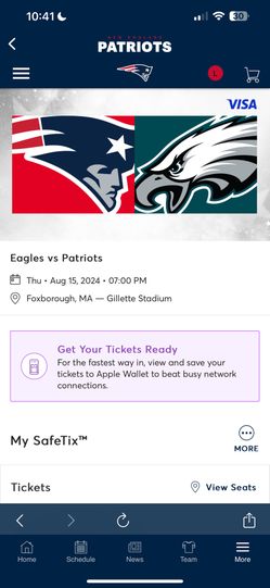New England Tickets For Today 