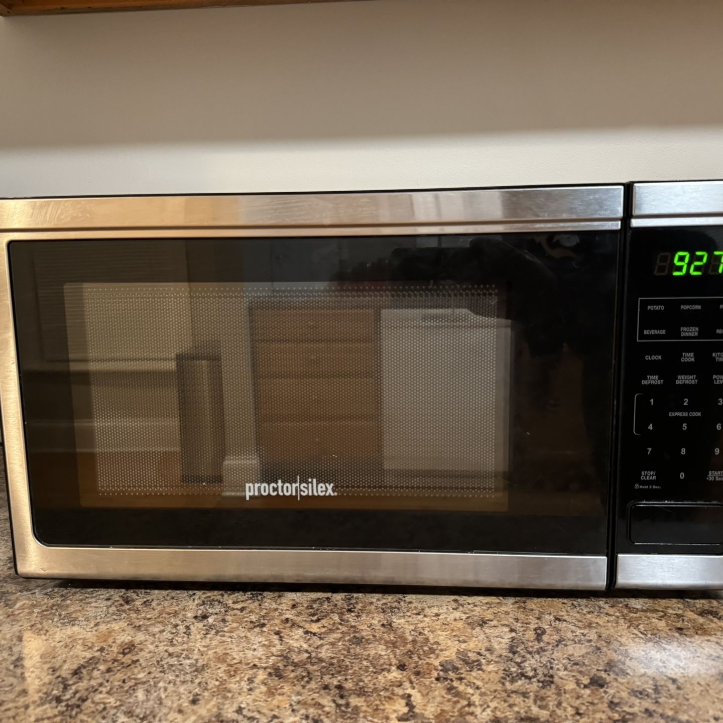 Proctor Silex 1.1 cu ft 1000 Watt Microwave Oven - Stainless Steel