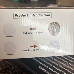 Blank Sublimation Ornaments 48 pk 