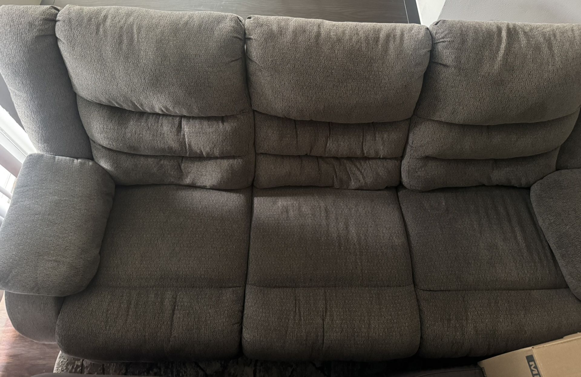 Grey Recliner Couch