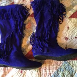 Size 9 Boots With Fringe