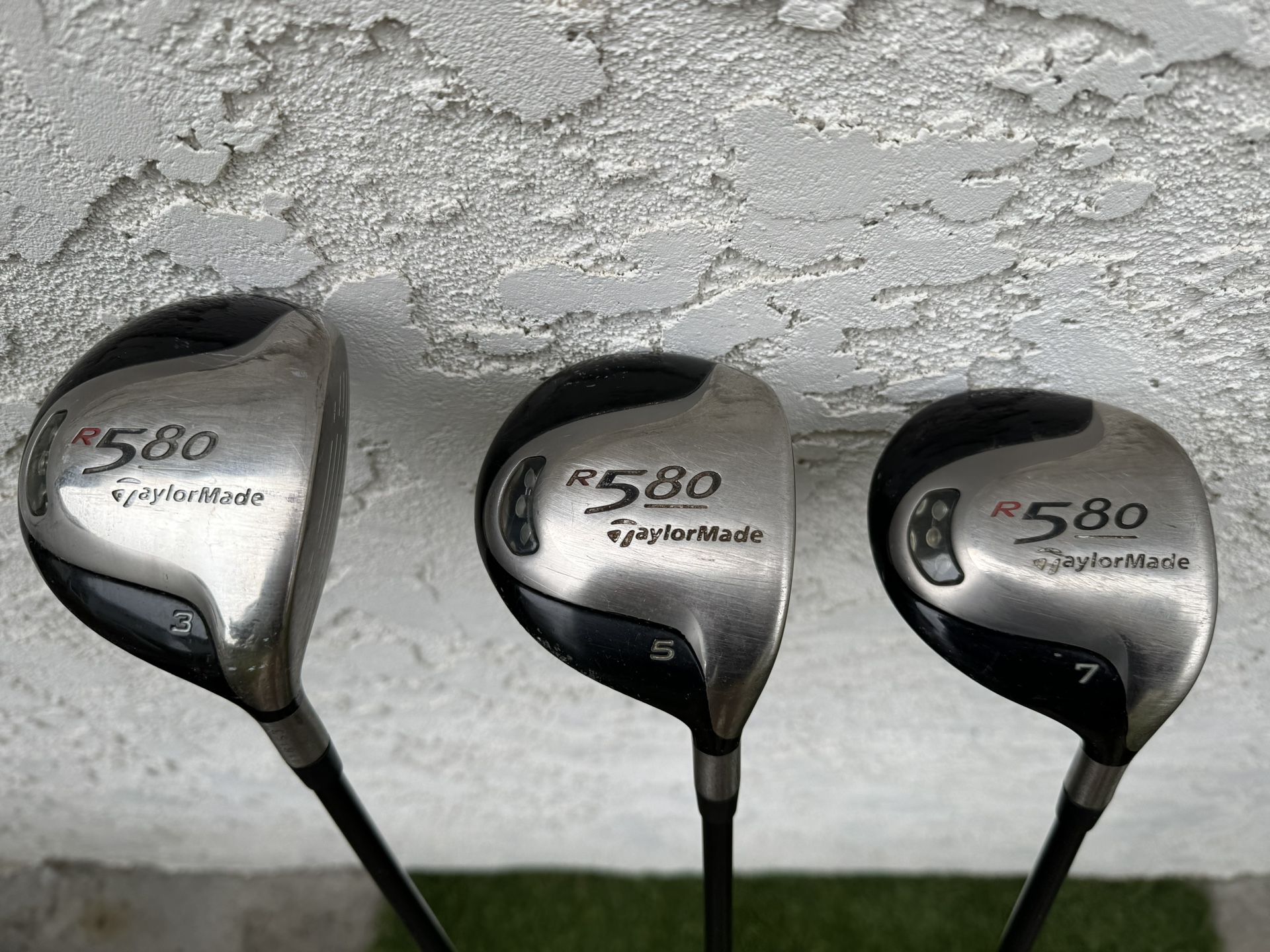 TaylorMade R580 RH 3, 5, 7 Fairway Wood Set Ladies Flex