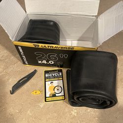 Fat Tire Tubes, 2-NEW  26 X 4.0  E-Bike Or ?