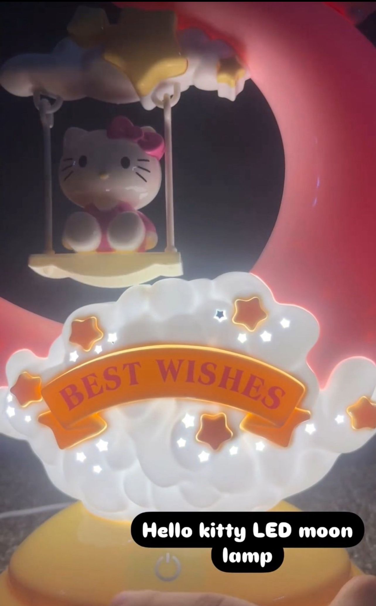 Hello Kitty Led Moon Lamp