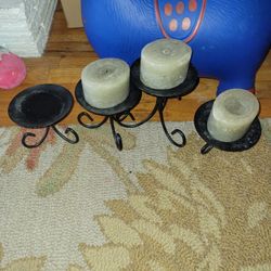 Candle Holders With Candles 