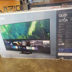 Tv Samsung 75", Q70A, Qled, 4k, 240 Refresh Rate, Google, Excellent 