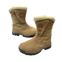 Sorel Snow Boots Winter Waterproof Fur Trim Outdoor Zip Warm Women Size 7.5