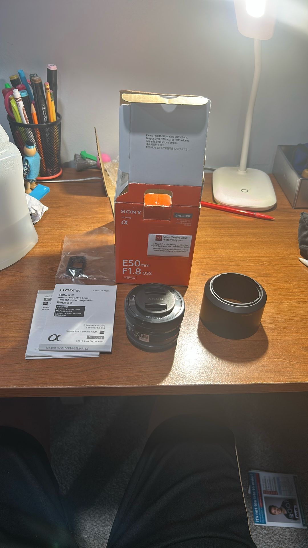 Sony E50mm F1.8oss E-mount