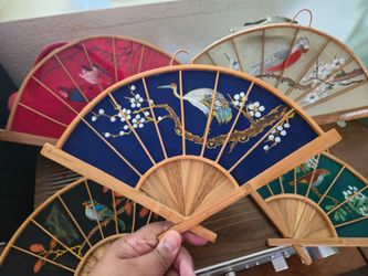Vintage Japanese Asian Wall Hanging