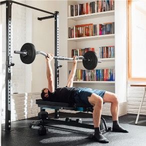 Dumbbell Weights Curl Bar, 25kg/55lb Weight Plates, Chrome Finish Bar, Plastic Hard Shell Plate with Cement Filling, Non-slip Knurled Grip, Home Gym E