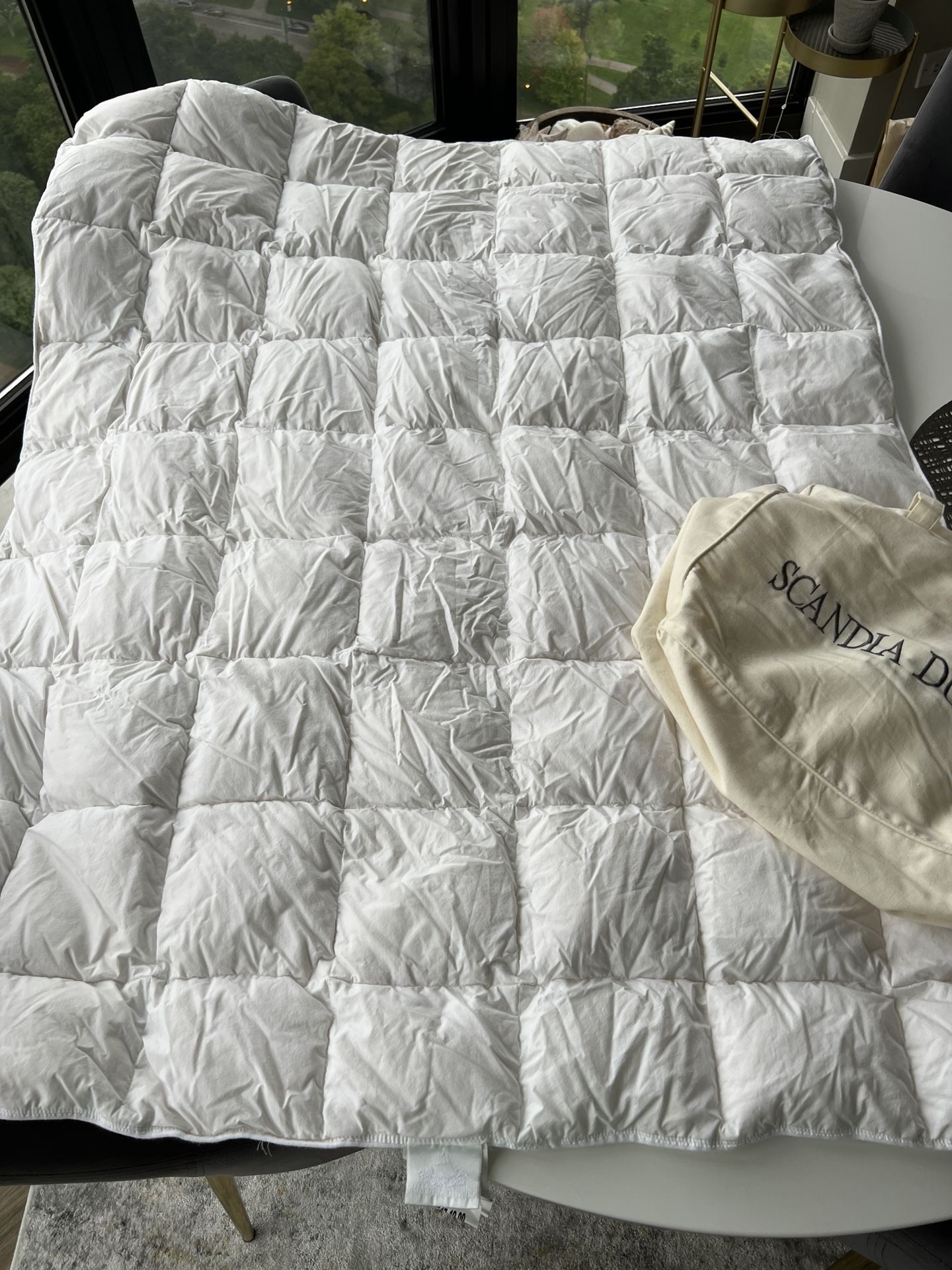 Scandia Down Baby Comforter, "Siesta" Series Crib Blanket