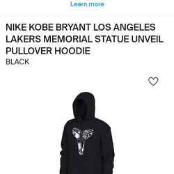 KOBE BRYANT HOODIE Size XL 