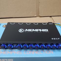 MEMPHIS  7 BAND EQUALIZER  ( BRAND NEW PRICE IS LOWEST INSTALL NOT AVAILABLE  )