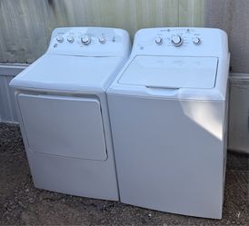 Washer and dryer electric  Set GE High