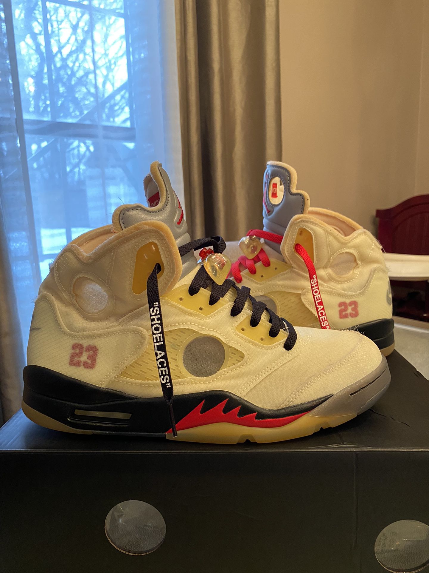 The Off White Jordan 5 Dresses Up in Sail This Season!