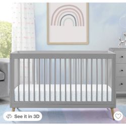 Delta 4 in 1 Convertible crib With mattress