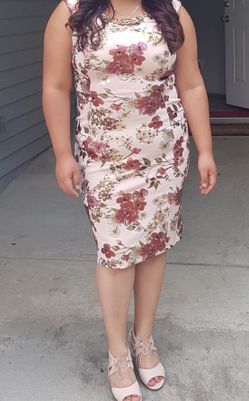 🌸 Floral Rose Dress