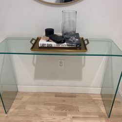 Sofa Table Temperature Glass Clear 