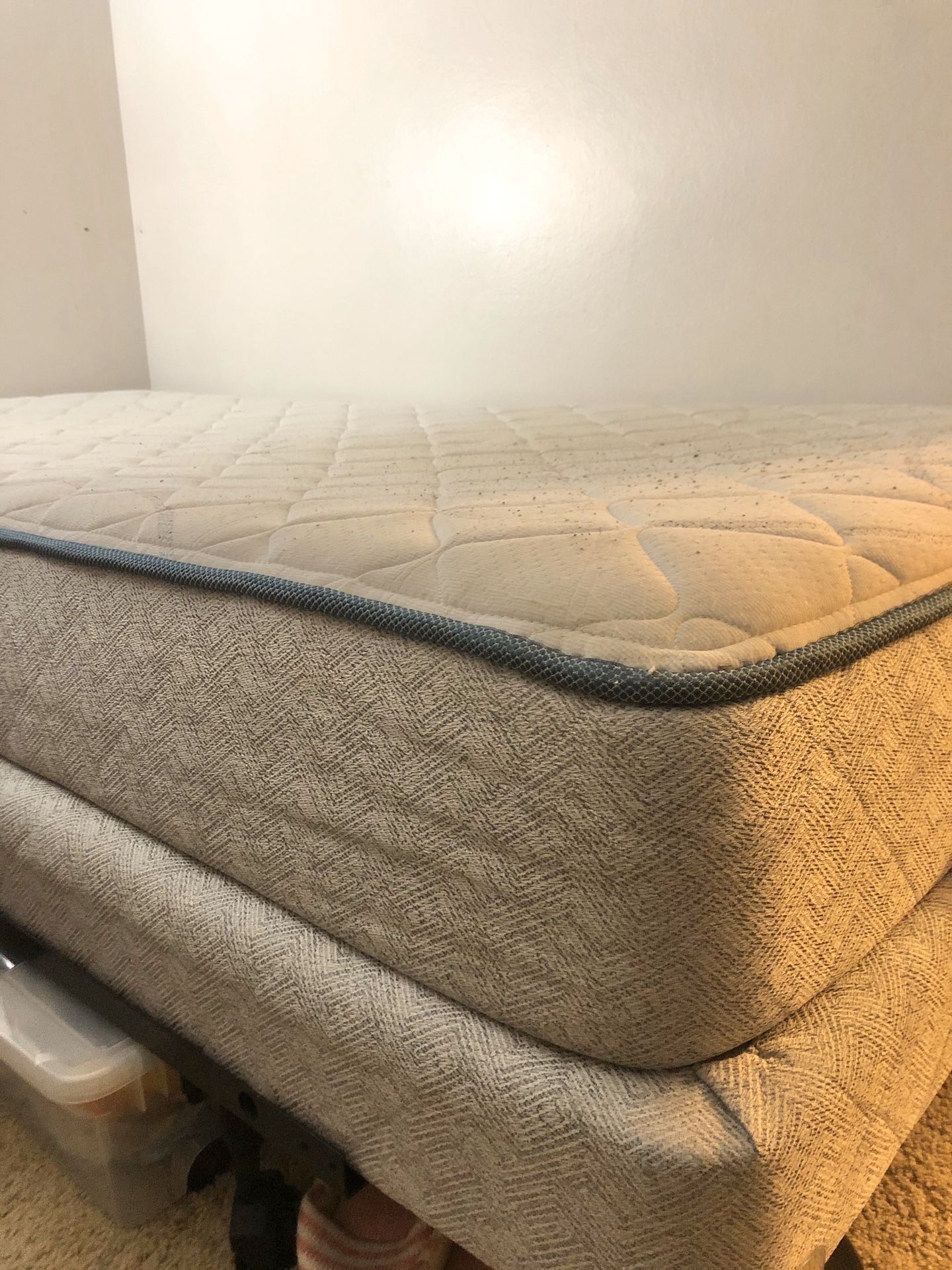 Extra long twin bed (gray color)