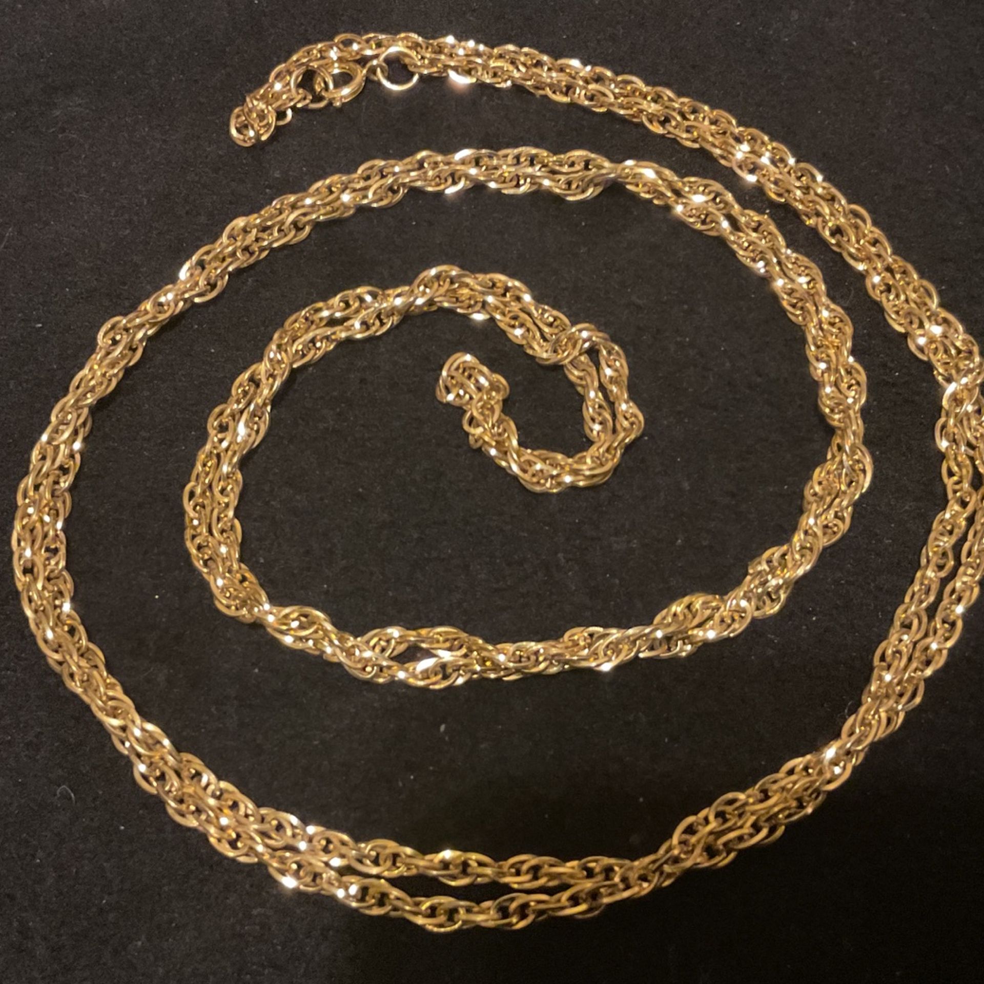 48” Gold Plated Chain/necklace