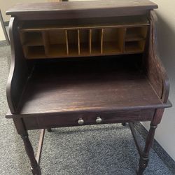 Antique brown desk